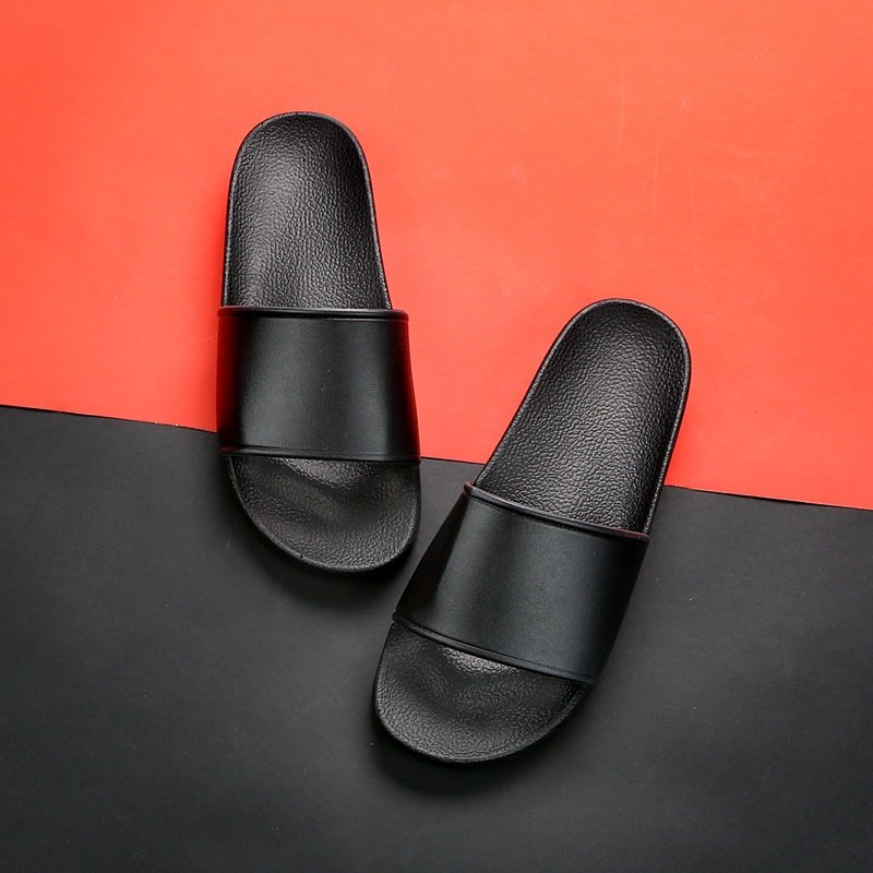 Customizable men's Pvc slippers in popular style Women's Home sports designer slipper flat printed custom logo flip-flops