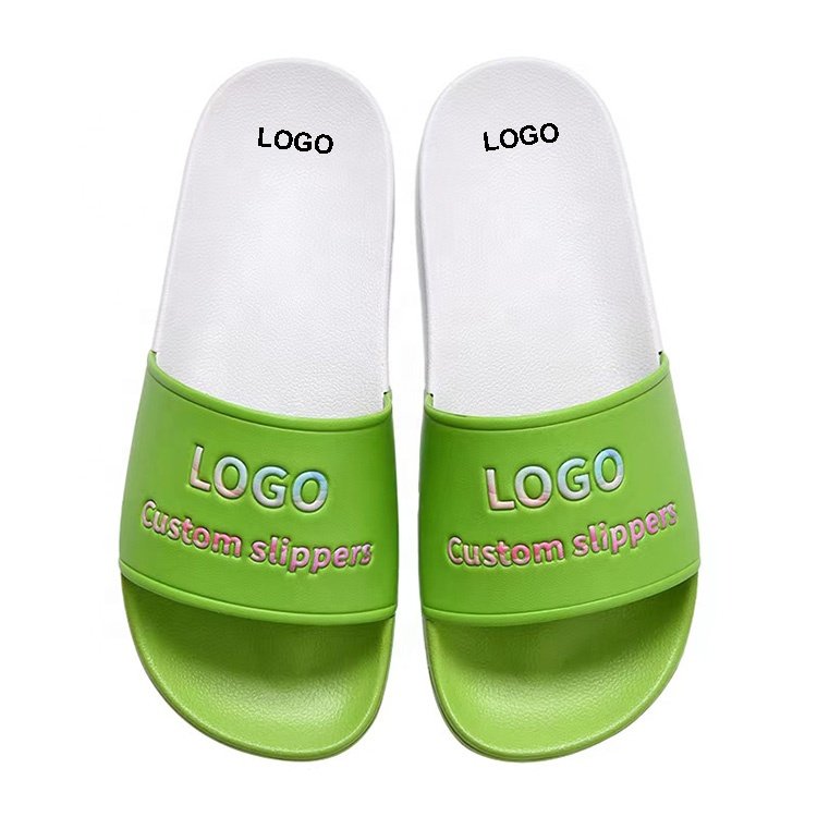 Slides Pvc Yellow Slippers High Quality Wholesale White/black Soft Summer Blank Slides Sandals Men women Fashion Outdoor