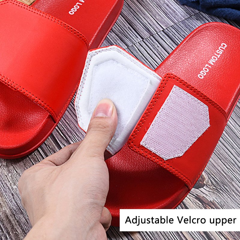 Designer Adjustable Upper Womens Mens Beach Sandal Custom 3D Print Summer Slides PVC Slippers Custom With Logo Unisex Men Women