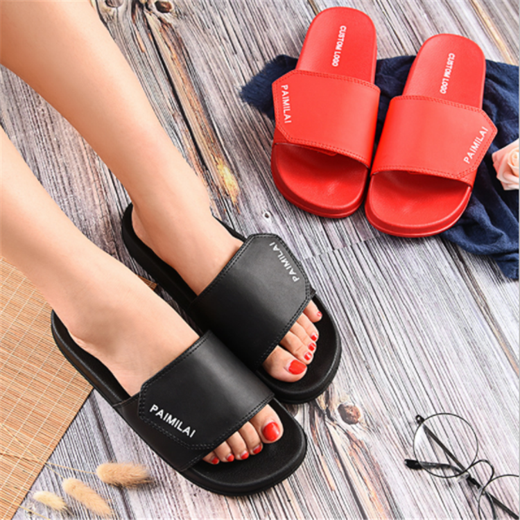Designer Adjustable Upper Womens Mens Beach Sandal Custom 3D Print Summer Slides PVC Slippers Custom With Logo Unisex Men Women
