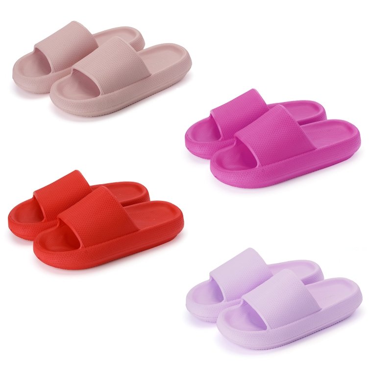 Bosirui Slides Slippers for Woman Sandals Indoor Slippers Unisex Flat Sandals Soft Sole EVA Fashion Bosirui Bathroom Home 1PAIR