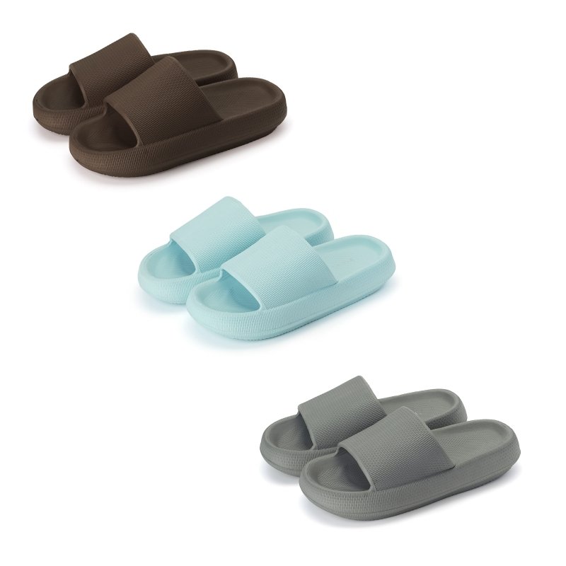 Bosirui Slides Slippers for Woman Sandals Indoor Slippers Unisex Flat Sandals Soft Sole EVA Fashion Bosirui Bathroom Home 1PAIR