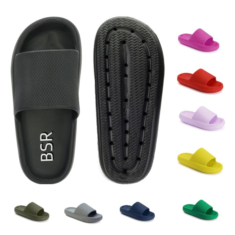 Bosirui Slides Slippers for Woman Sandals Indoor Slippers Unisex Flat Sandals Soft Sole EVA Fashion Bosirui Bathroom Home 1PAIR
