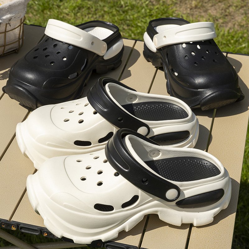 High Quality Thick Platform Clogs Height Increasing Women's Shoes Slippers EVA Soft Men's Shoes Sporty Slides Slippers