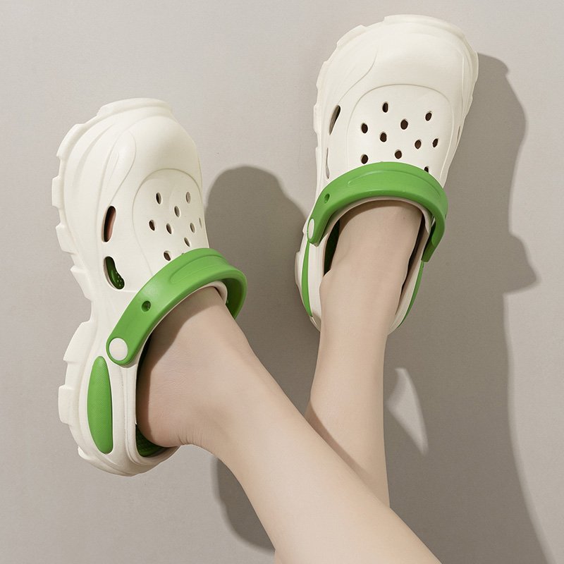 High Quality Thick Platform Clogs Height Increasing Women's Shoes Slippers EVA Soft Men's Shoes Sporty Slides Slippers