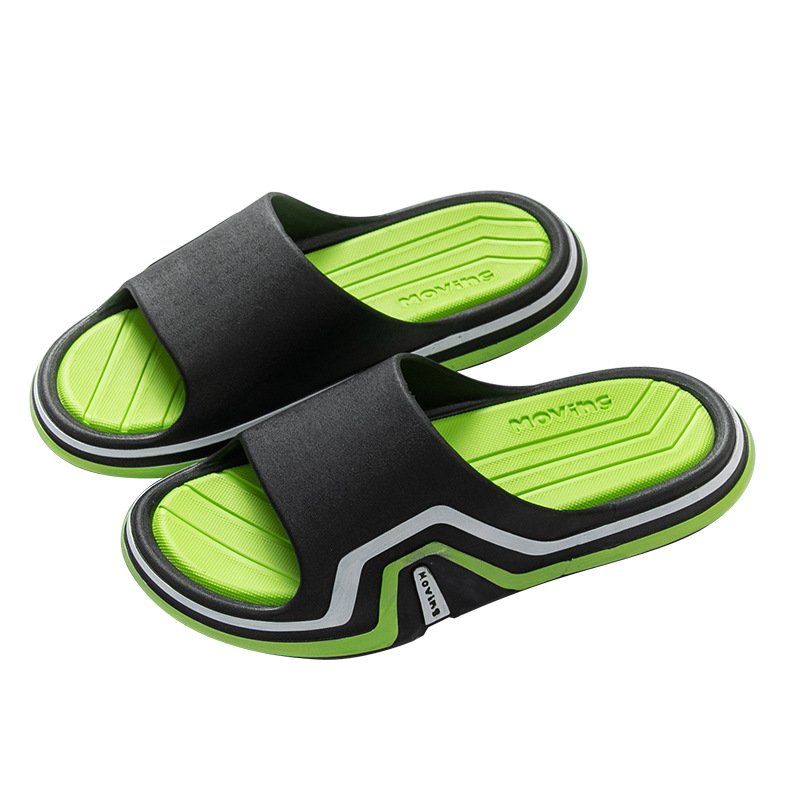 Wholesale Cheap Price Summer Quick Drying Anti-slip Mens Beach Flat Slide Slipper Sandals for Indoor Outdoor Beach Pool Shower