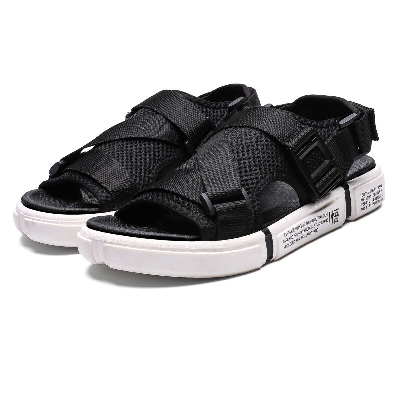 Comfortable Men's Sandals Sports Adjustable Strap Walking Hiking Sandals Open-toe Slipper Sneakers
