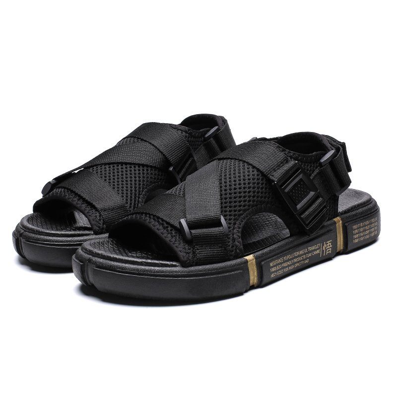 Comfortable Men's Sandals Sports Adjustable Strap Walking Hiking Sandals Open-toe Slipper Sneakers