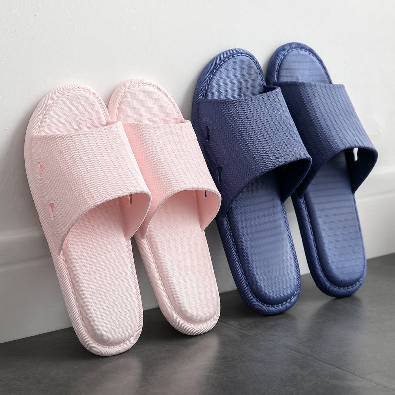 Summer home with non-slip bedroom interior and exterior bath bathroom floor soft male and female couples plastic slippers