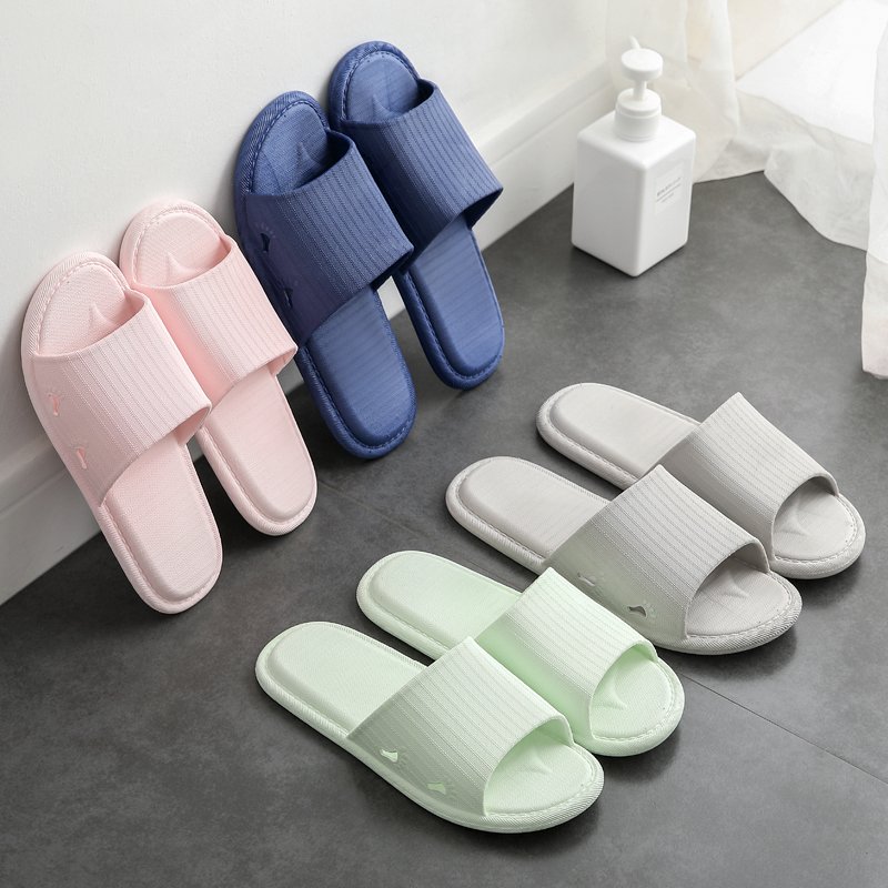 Summer home with non-slip bedroom interior and exterior bath bathroom floor soft male and female couples plastic slippers