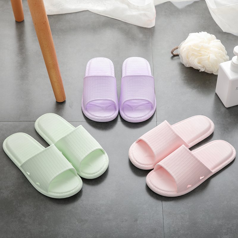 Summer home with non-slip bedroom interior and exterior bath bathroom floor soft male and female couples plastic slippers