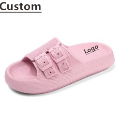Customized unisex adult home slides slipper platform sandals summer beach women 's slipper plush men ladies shoes
