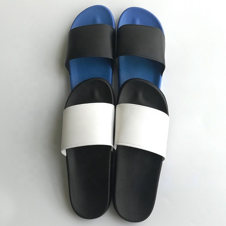 Cheap price custom logo slippers for unisex Plain Design For Make Your Own Design PU Sandals Custom Slides