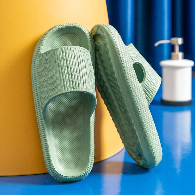 Wholesale Unisex Eva Flat House Slides Slippers; Light Weight Quick Drying Breathable Non-Slip Slippers for Shower Indoor Use