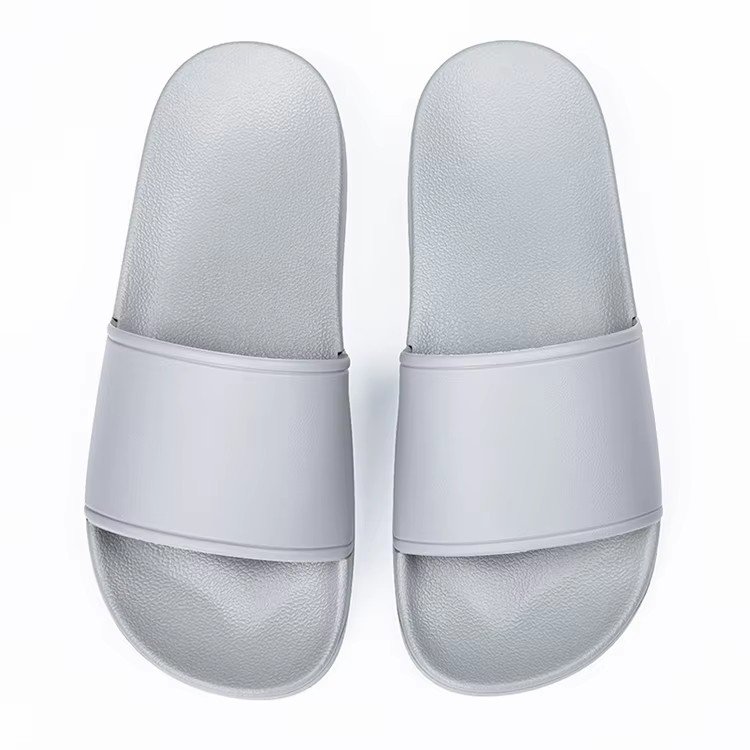 Custom Logo Unisex Summer One Strap Couple Home Bathroom Foam Customize Logo Slides Slippers Wholesale