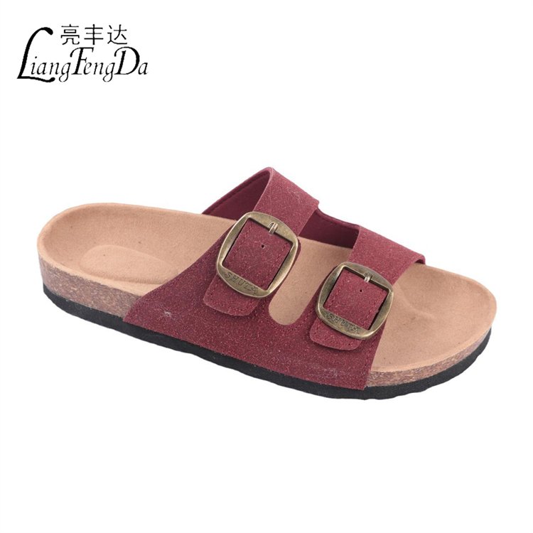 designer sandals Factory Wholesale Cork Sole Slippers Unisex Custom Soft Flat Slides Footwear Women's Slippers In Best Material