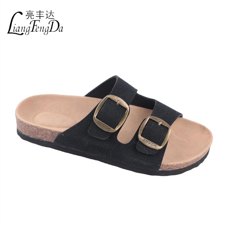 designer sandals Factory Wholesale Cork Sole Slippers Unisex Custom Soft Flat Slides Footwear Women's Slippers In Best Material