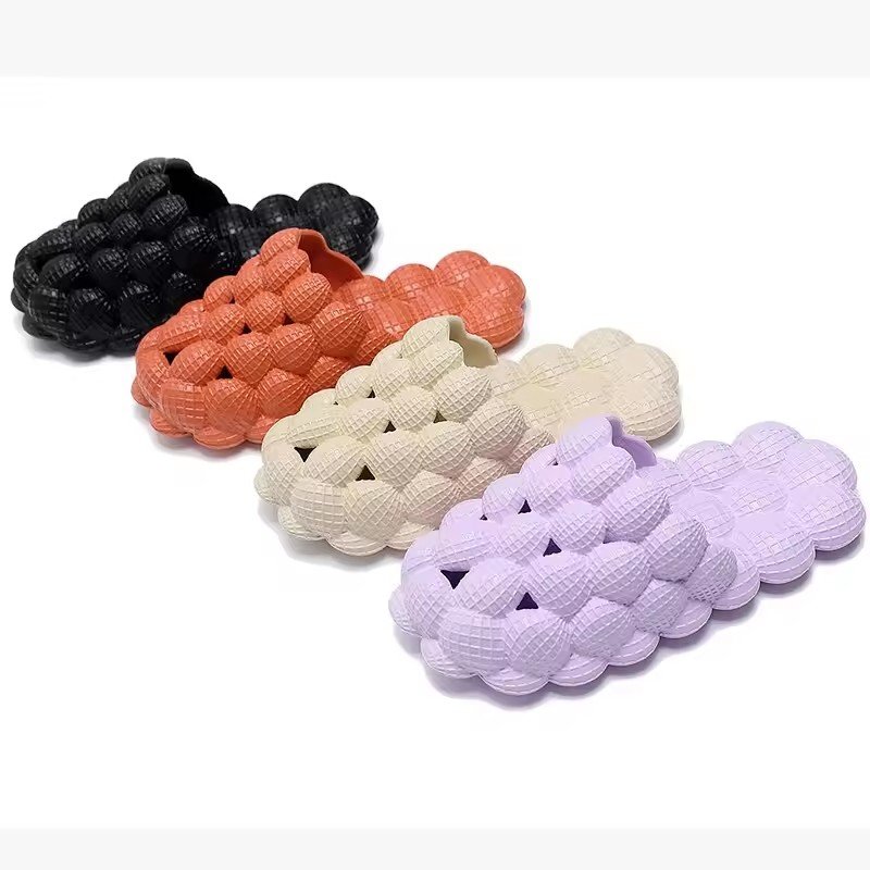 Fashion Designer Beach Bubble Slides Slippers Unisex Non-slip Soft Eva Bathroom Slippers Slide Designer Slippers For Women