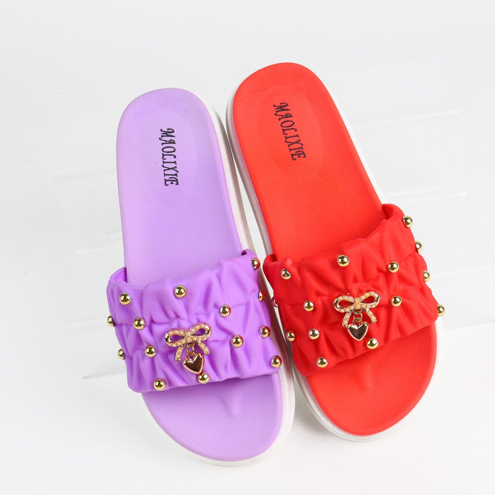 New Design Fashion Lady EVA Footwear Design Slipper Slide Slippers For Teenagers