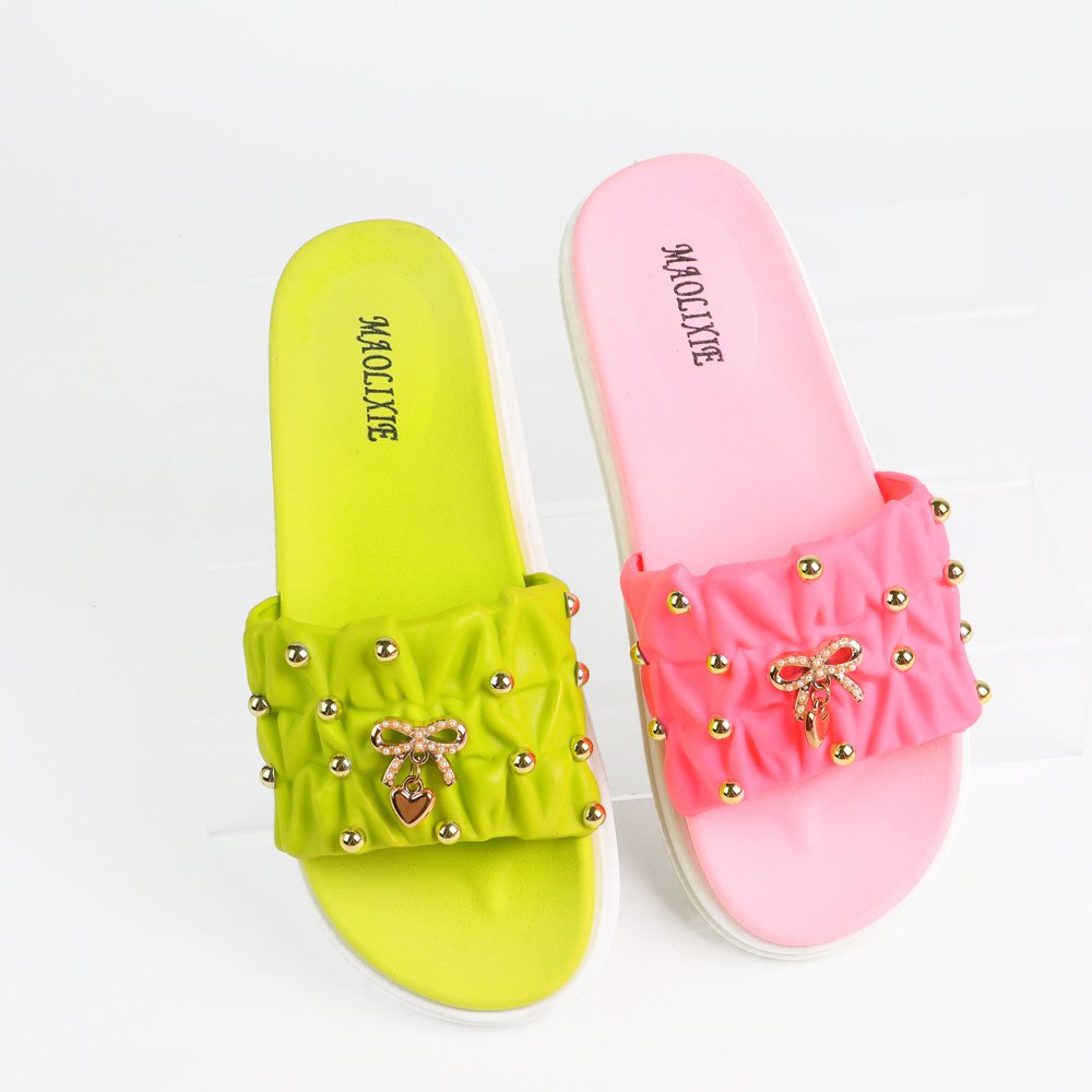 New Design Fashion Lady EVA Footwear Design Slipper Slide Slippers For Teenagers