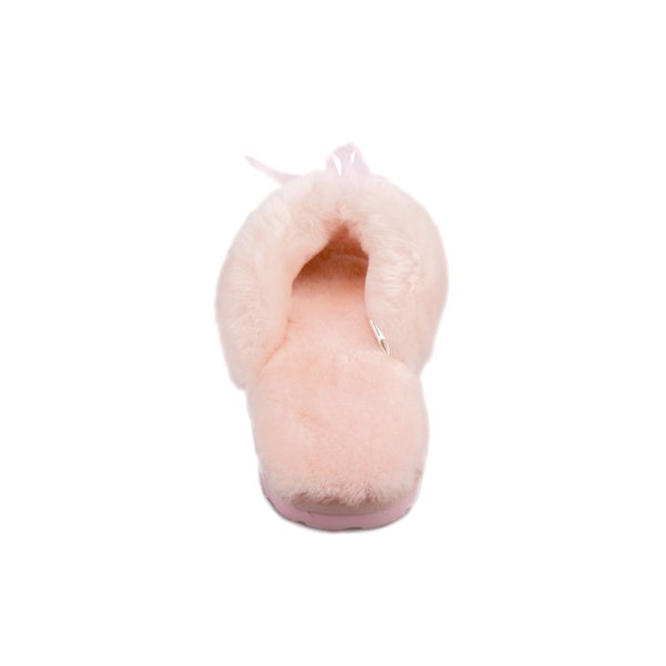 Wholesale ladies fuzzy merino lamb wool flip flops indoor sheepskin slide sandal slippers for women