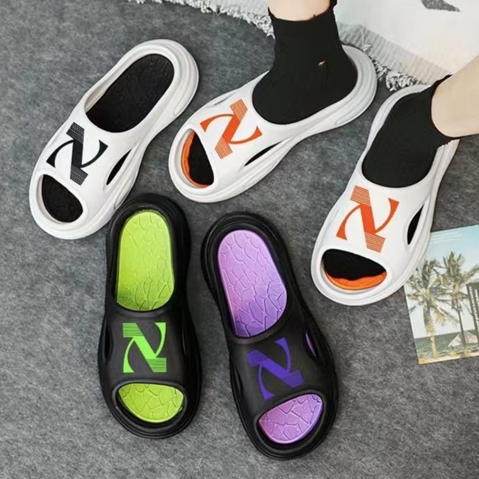 New EVA sole men's open toe outdoor sports walking sandals bath beach slides slippers for men summer