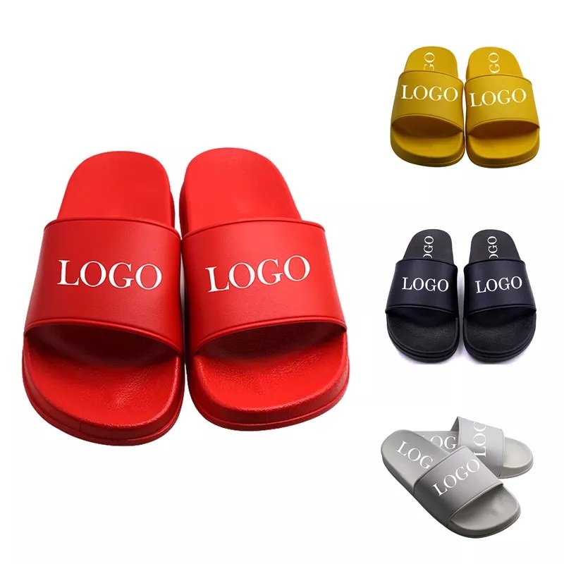Cheap Factory Price Blank Sublimation Slide Sandals Blank With Cushion Blank