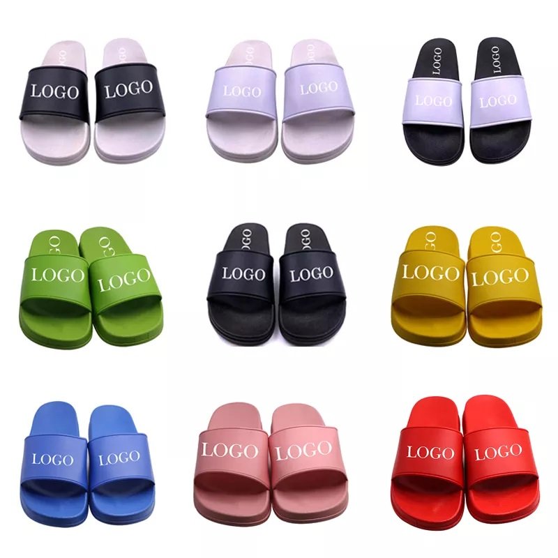Cheap Factory Price Blank Sublimation Slide Sandals Blank With Cushion Blank