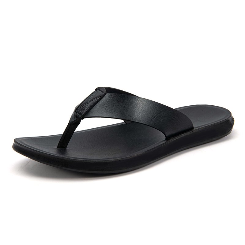 Flipflops Shoes Man Beach Luxury Genuine Leather Slippers Plus Size Thong Flip Flop 2022 Wholesale Casual for Men EVA Flip-flops