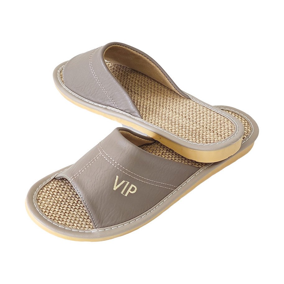 Cheap Indoor Slide Slipper Letter Embroidery Quick Dry Open Toe Home Use Slippers Men
