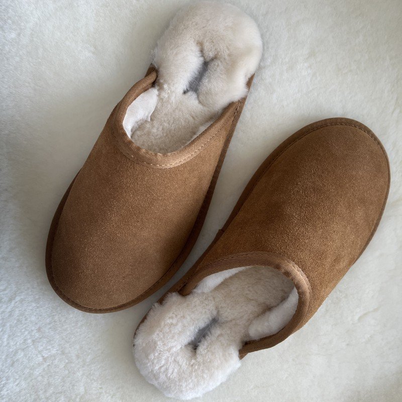 Custom logo ladies slippers winter men indoor outdoor home warm fluffy unisex flat shearling sheepskin Fashion fur slide slipper