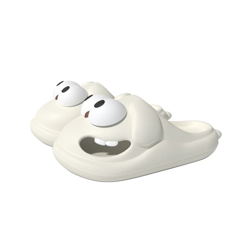 2023 EVA Big Eyes Dog Soft Slippers Adult Kids Home Beach Outdoor Cartoon house shoes flipflops designer eva slides slippers