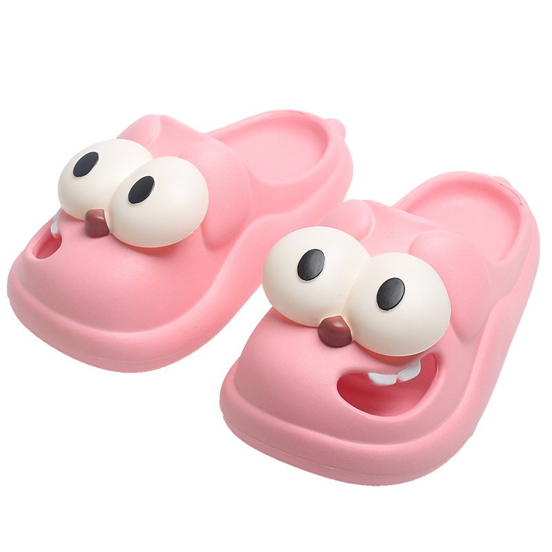 2023 EVA Big Eyes Dog Soft Slippers Adult Kids Home Beach Outdoor Cartoon house shoes flipflops designer eva slides slippers