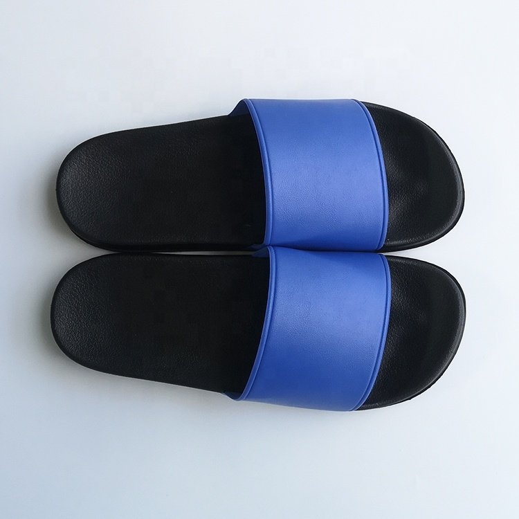 2020 Anti-Slip Custom Black Men Slipper Shoes, Blank men Slide Sandal, Summer Beach SPA Custom Logo Slippers Brand Slide Sandal