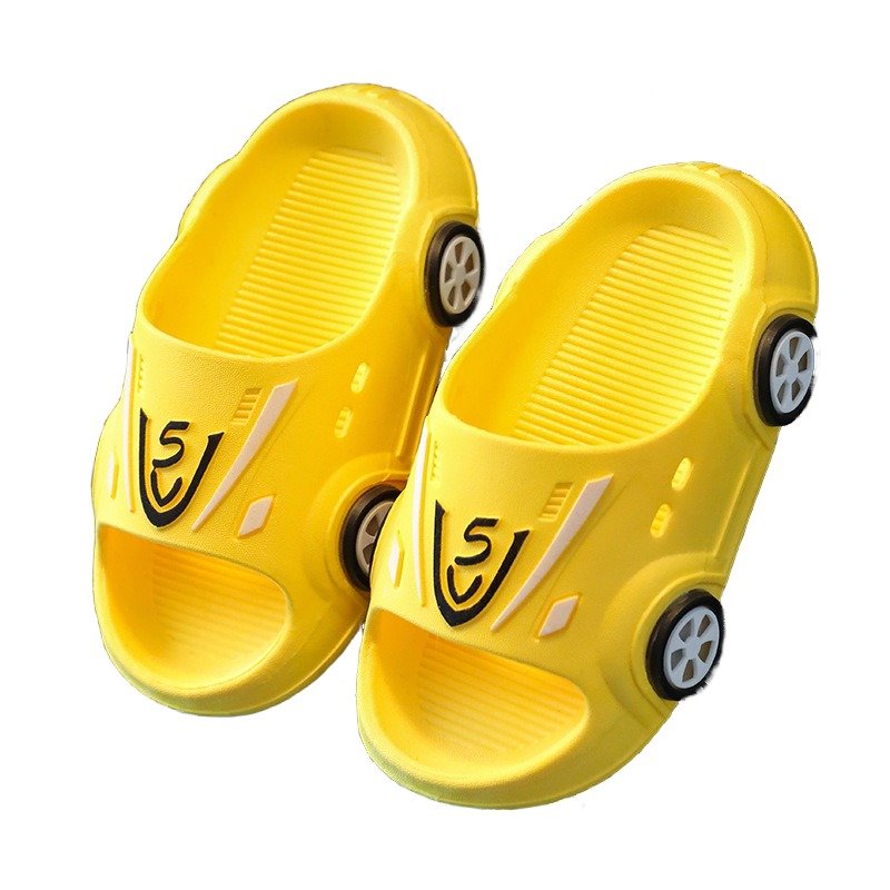 Hot selling boys girls popular pillow cloud nonslip led light-up slide slippers for kids