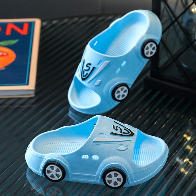 Hot selling boys girls popular pillow cloud nonslip led light-up slide slippers for kids