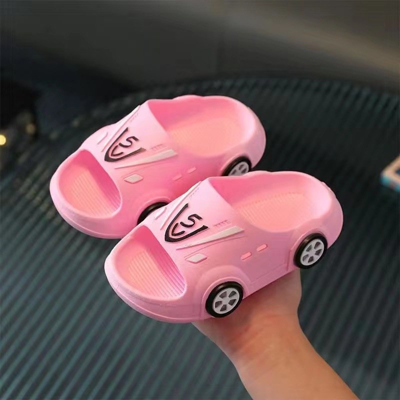 Hot selling boys girls popular pillow cloud nonslip led light-up slide slippers for kids