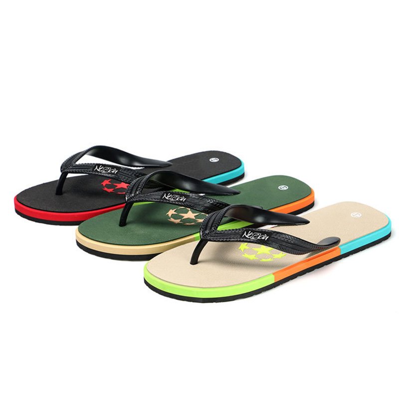 Nicecin China Cheap Blank Rubber Slippers Eva Slide For Woman Fuzhou Simple PE Sole Flip Flops