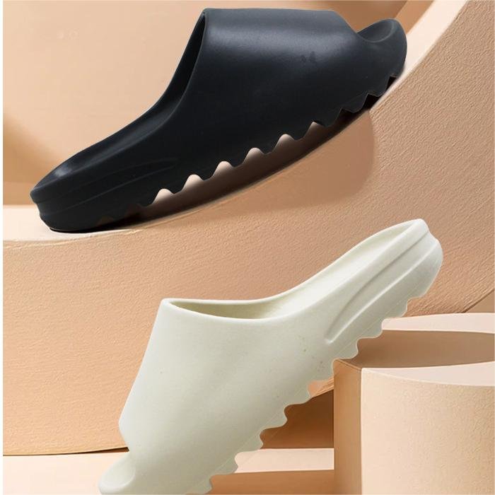 EVA outside open toe non-slip shoes for unisex soft cloudy height increasing outdoor women sandals home slides slippers