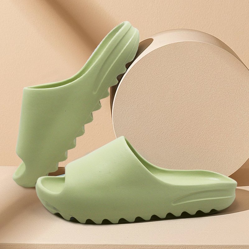 EVA outside open toe non-slip shoes for unisex soft cloudy height increasing outdoor women sandals home slides slippers