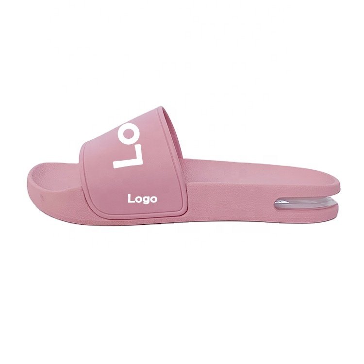 Summer Beach Fashion Casual Design Custom Women Men House Home Air Cushion Slides Slippers Logo Custom