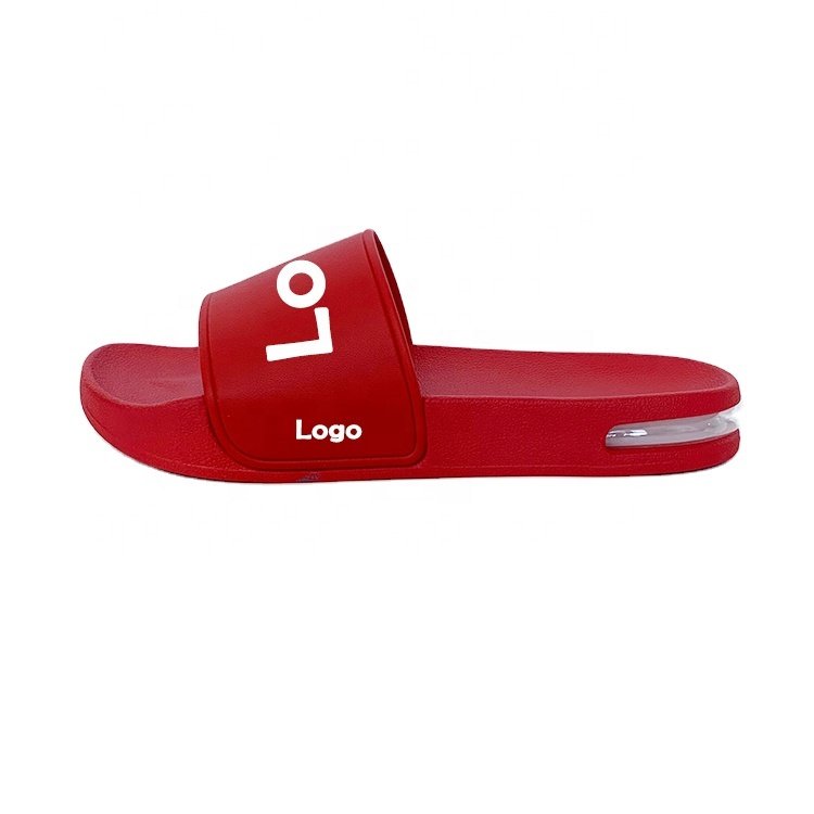Summer Beach Fashion Casual Design Custom Women Men House Home Air Cushion Slides Slippers Logo Custom