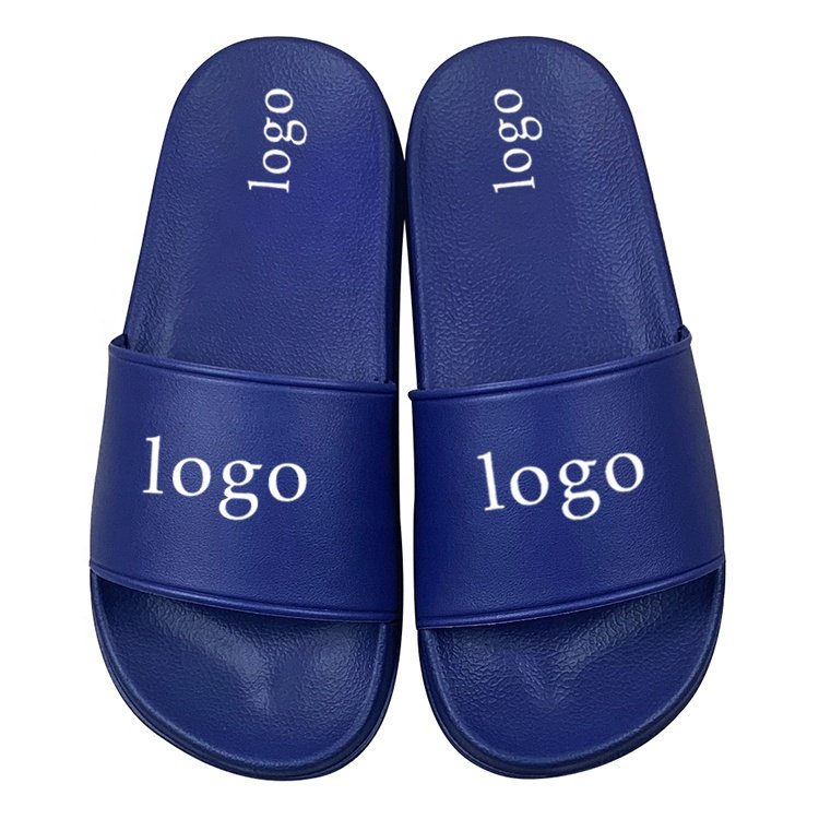 Customize Logo Black pvc Slides Sandals pvc Shoes Indoor Home Slipper Slides