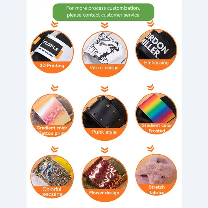 Custom Air Pvc Slide Sandals With 3D Logo Rubber Sublimation Oem Granule massage Slide Footwear Air Cushion Slide Slippers