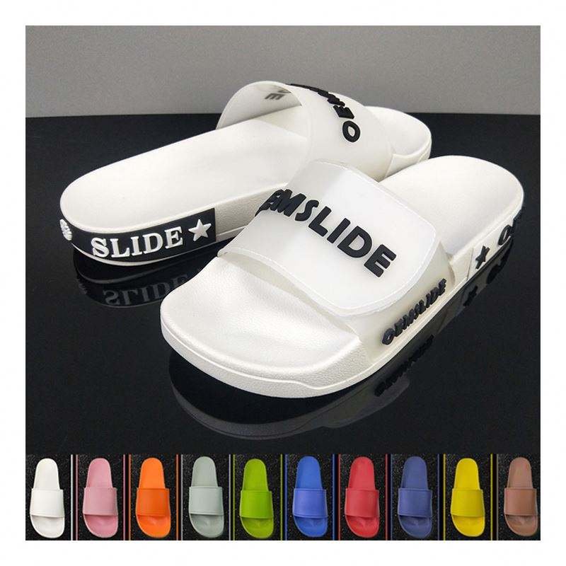 Luxury Designer custom Logo Sandals rubber anti-slip slides slippers sweat-absorbant