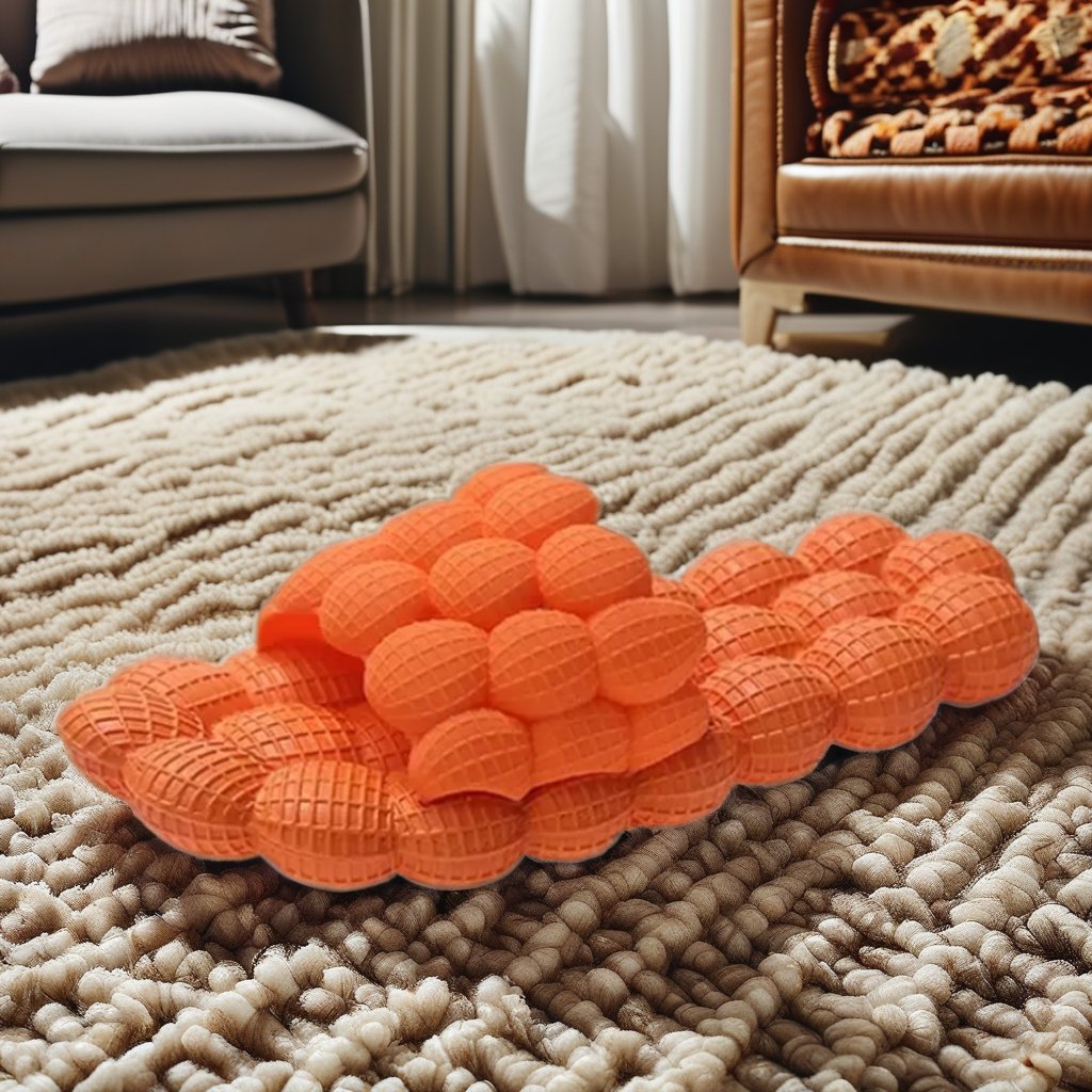 Unisex Fashion Home House Women Flip Flops Funny Foam Air Bubble Ball Slides Women's Slippers Bubble Slides