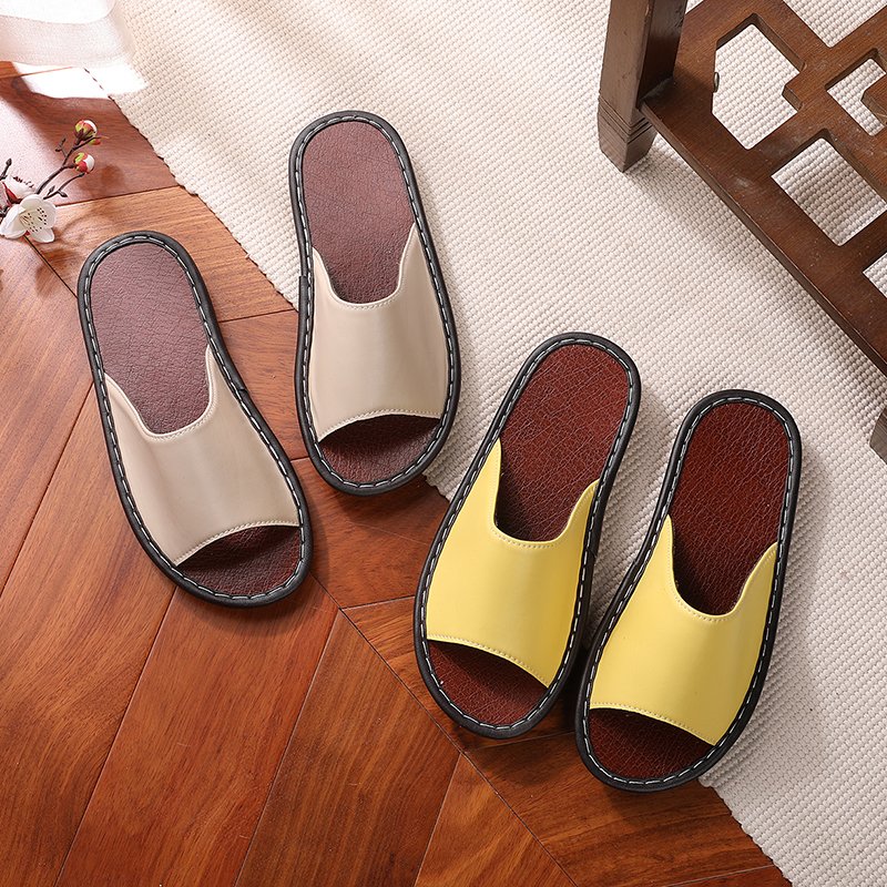 Wholesale latest light summer leather slipper custom ladies slippers shoes and sandals manufacturers