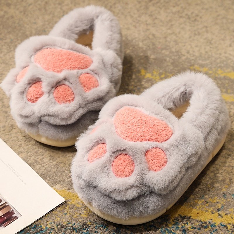 Slippers Woman Wholesalers Custom Plush Slippers Winter Fuzzy House Furry Slippers Factory
