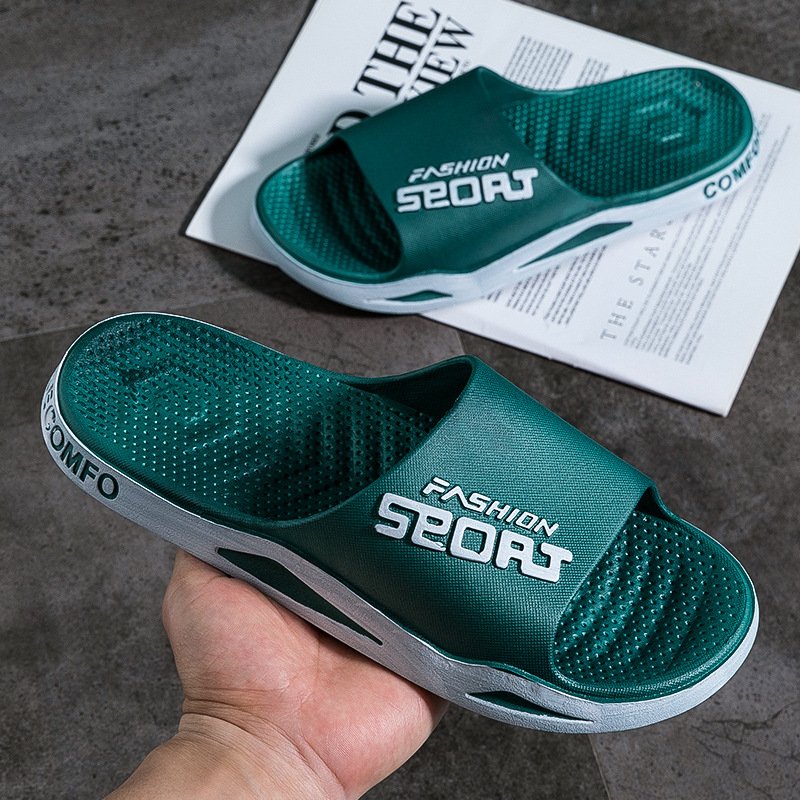Summer thick soles PVC outdoors basketball gym luxury sports slides slippers for men