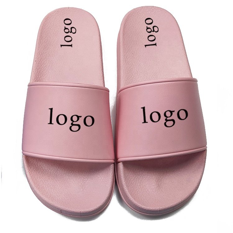 Custom blank white slide slippers sandal with logo,china slide footwear slipper,leather beach sliders slippers women